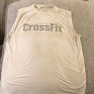 CrossFit Sleeveless White Shirt